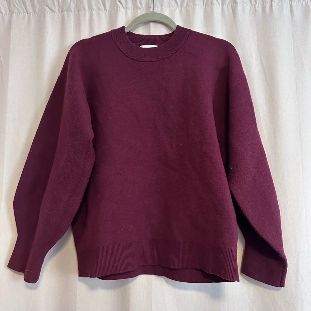 All:Row Balloon Sleeve Sweater